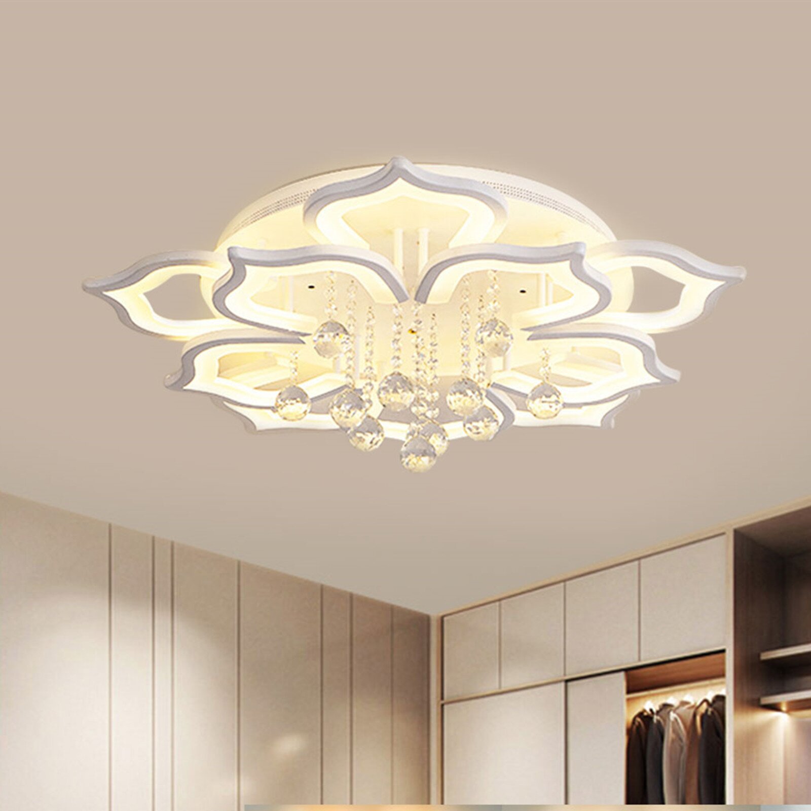 Rosdorf Park Banksville Acrylic LED Semi Flush Mount
